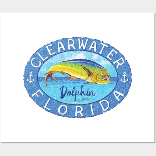 Clearwater, Florida, Leaping Dolphin Posters and Art